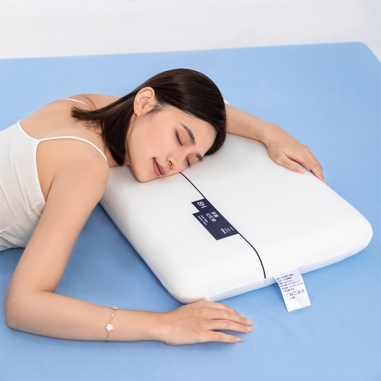 金牛枕芯 2026新款厂家直供零压力记忆枕深睡眠慢回弹记忆枕枕头枕芯 40D二代深睡枕（白）