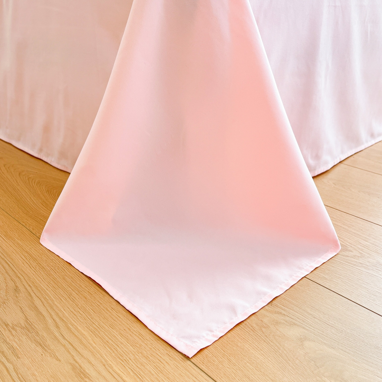 91家纺网 家纺一手货源 找家纺 泉欣家纺 2026新品网红卡通公主风毛巾绣花水洗棉四件套（专版花型）风铃团团 风铃团团  粉玉