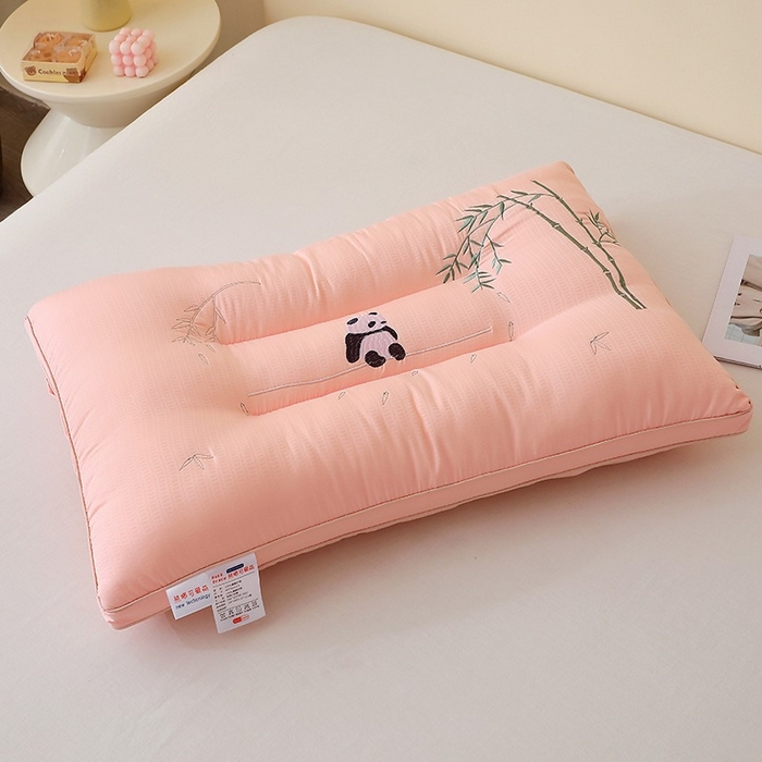 91家纺网 家纺一手货源 找家纺 （总）佳尚枕芯 2025新款立体亲肤枕芯熊猫定型枕芯枕头