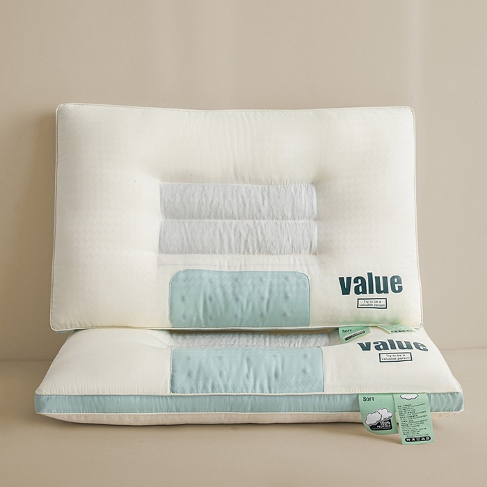 （总）佳尚枕芯 2025新款Value提花-决明子护颈款云柔舒适枕枕头枕芯