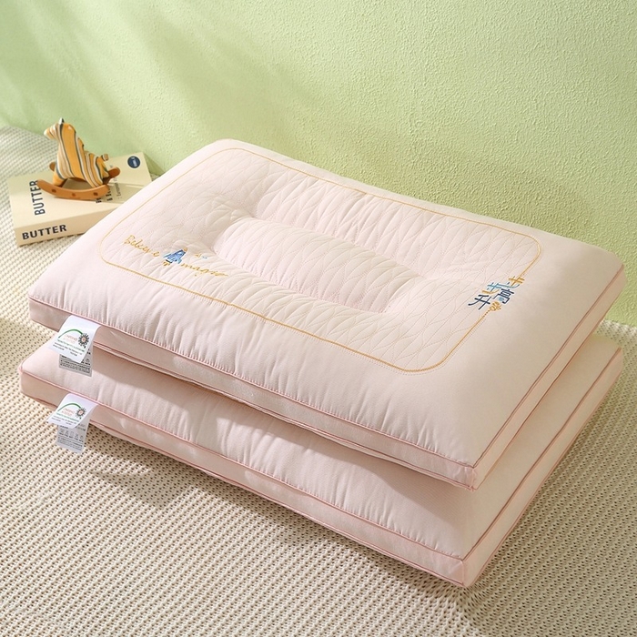 91家纺网 家纺一手货源 找家纺 佳尚枕芯 2025新款步步高升枕枕头枕芯 步步高升枕-粉玉