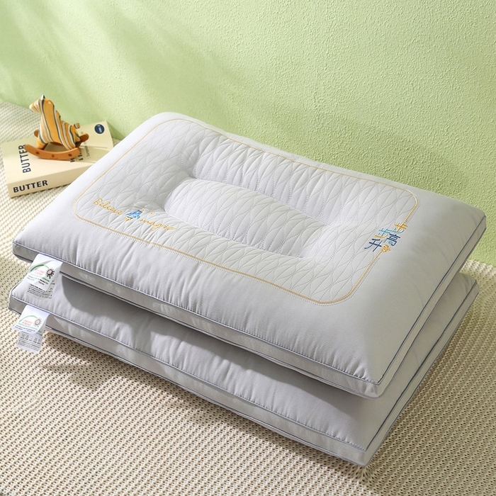 91家纺网 家纺一手货源 找家纺 佳尚枕芯 2025新款步步高升枕枕头枕芯 步步高升枕-星灰