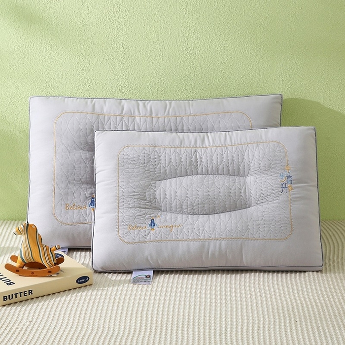 91家纺网 家纺一手货源 找家纺 佳尚枕芯 2025新款步步高升枕枕头枕芯 步步高升枕-星灰