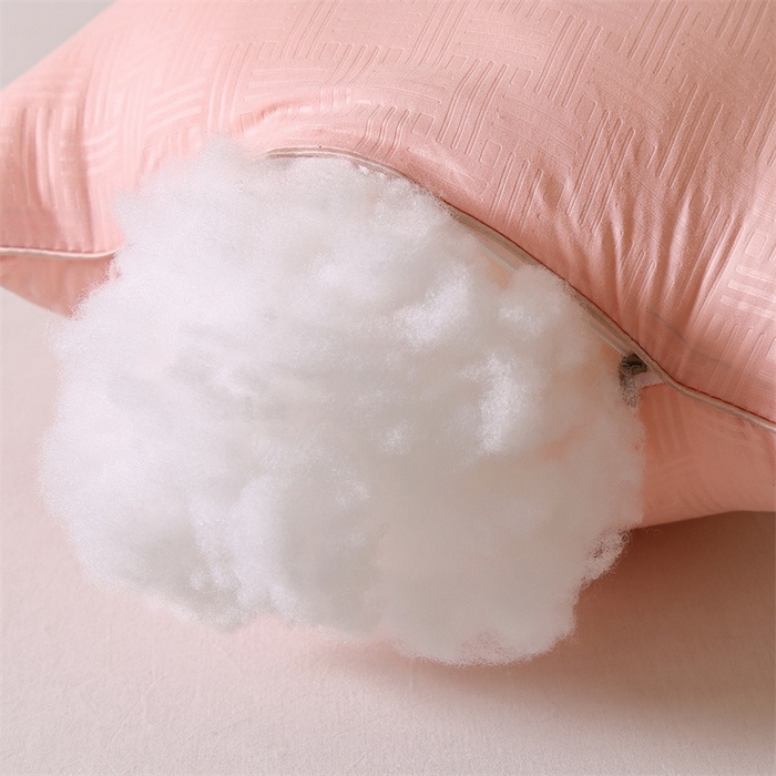 91家纺网 家纺一手货源 找家纺 佳尚枕芯 2025新款超柔棉舒弹护颈枕枕头枕芯 粉色