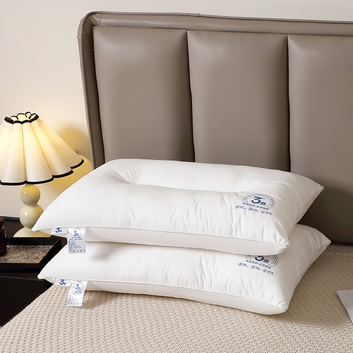 （总）佳尚枕芯 2025新款全棉纯棉三防家用可水洗防水防污渍护颈椎助睡眠枕头枕芯