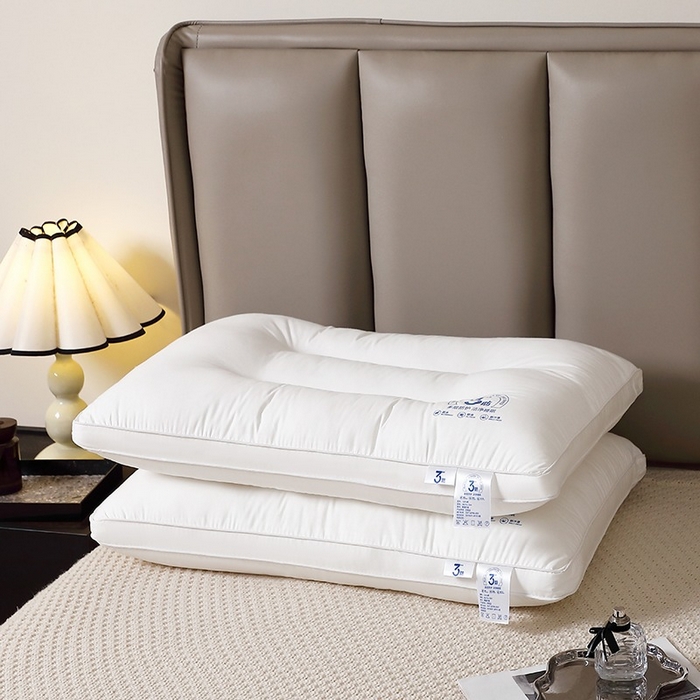 91家纺网 家纺一手货源 找家纺 佳尚枕芯 2025新款全棉纯棉三防家用可水洗防水防污渍护颈椎助睡眠枕头枕芯 纯棉三防护颈定型枕