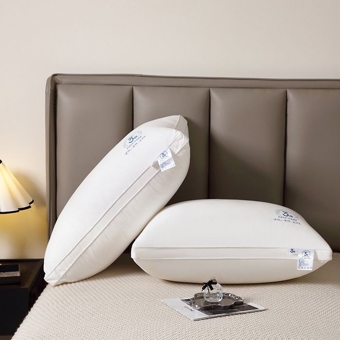 91家纺网 家纺一手货源 找家纺 佳尚枕芯 2025新款全棉纯棉三防家用可水洗防水防污渍护颈椎助睡眠枕头枕芯 纯棉三防立体高枕