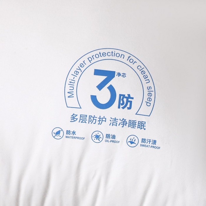 91家纺网 家纺一手货源 找家纺 佳尚枕芯 2025新款全棉纯棉三防家用可水洗防水防污渍护颈椎助睡眠枕头枕芯 纯棉三防立体高枕