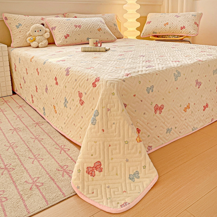 91家纺网 家纺一手货源 找家纺 （总）羽爱 2025新款棉加绒床盖套件