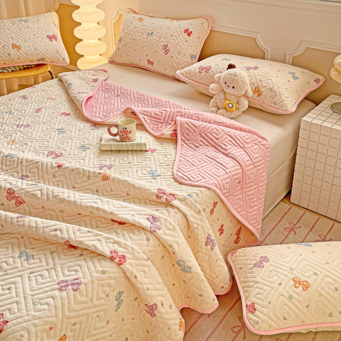 91家纺网 家纺一手货源 找家纺 （总）羽爱 2025新款棉加绒床盖套件