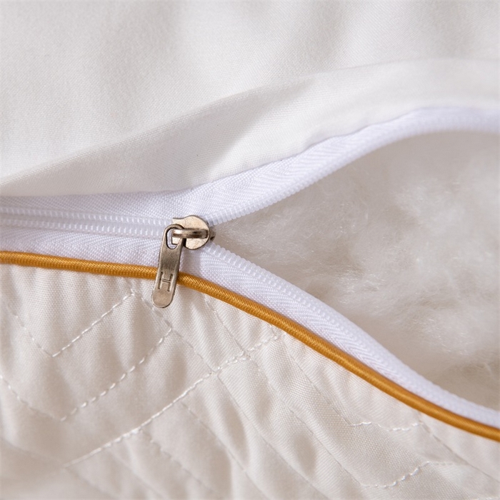 91家纺网 家纺一手货源 找家纺 （总）佳尚枕芯 2025新款大豆蛋白单边针织绗绣枕枕头枕芯