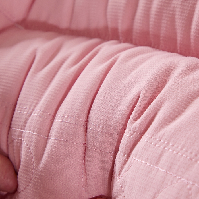 91家纺网 家纺一手货源 找家纺 佳尚枕芯 2025新款低敏定型羽丝云柔护颈枕枕头枕芯 粉色