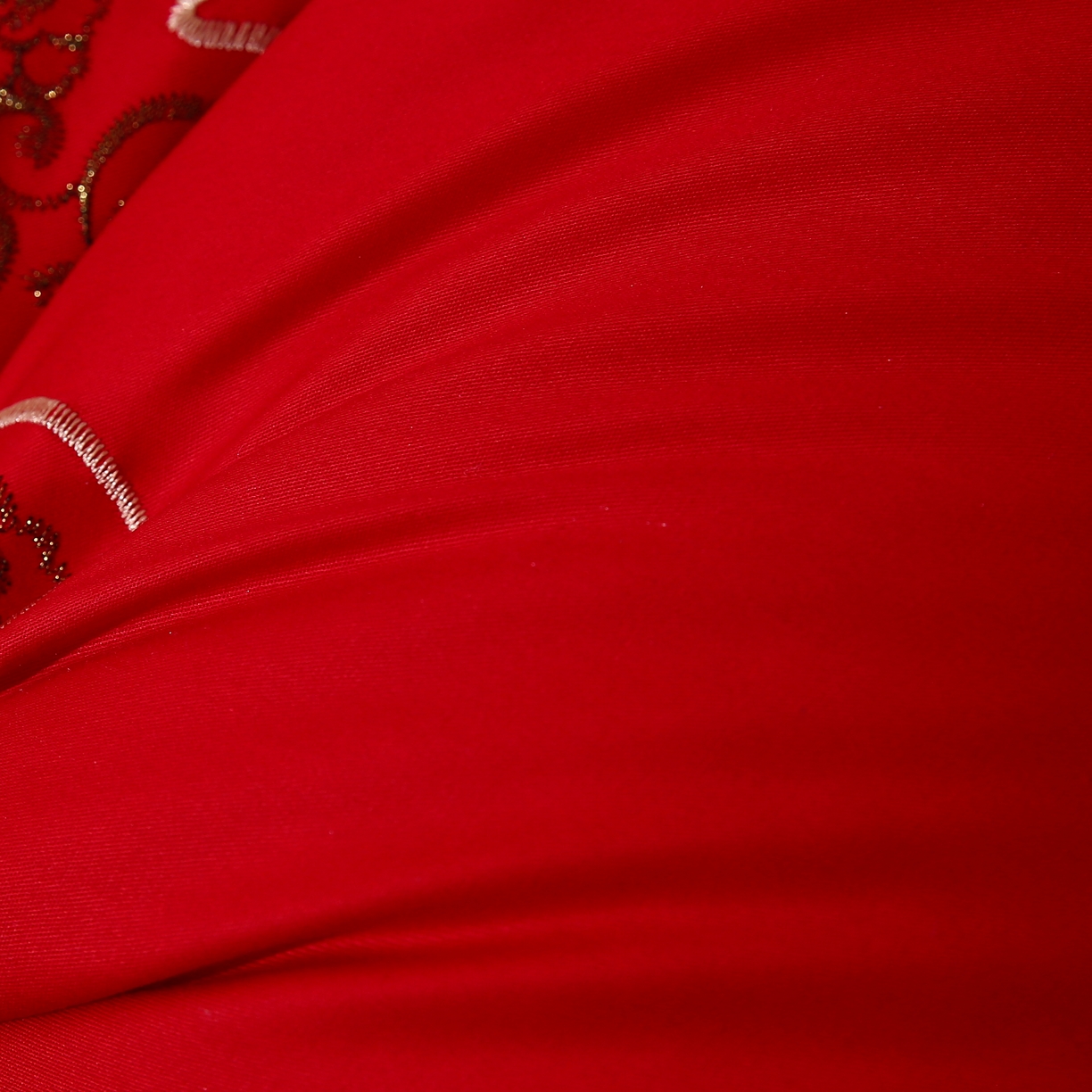 91家纺网 家纺一手货源 找家纺 佳尚枕芯 2025新款婚庆枕大红枕芯结婚专用枕头枕芯 刺绣大喜