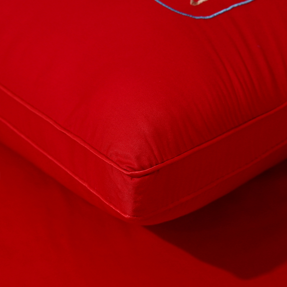 91家纺网 家纺一手货源 找家纺 佳尚枕芯 2025新款婚庆枕大红枕芯结婚专用枕头枕芯 双喜临门