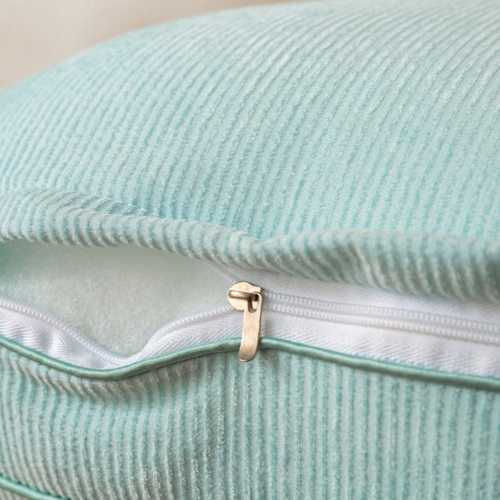 91家纺网 家纺一手货源 找家纺 佳尚枕芯 2025新款姜舒暖立体枕芯枕头 姜舒暖热熔枕-蓝色