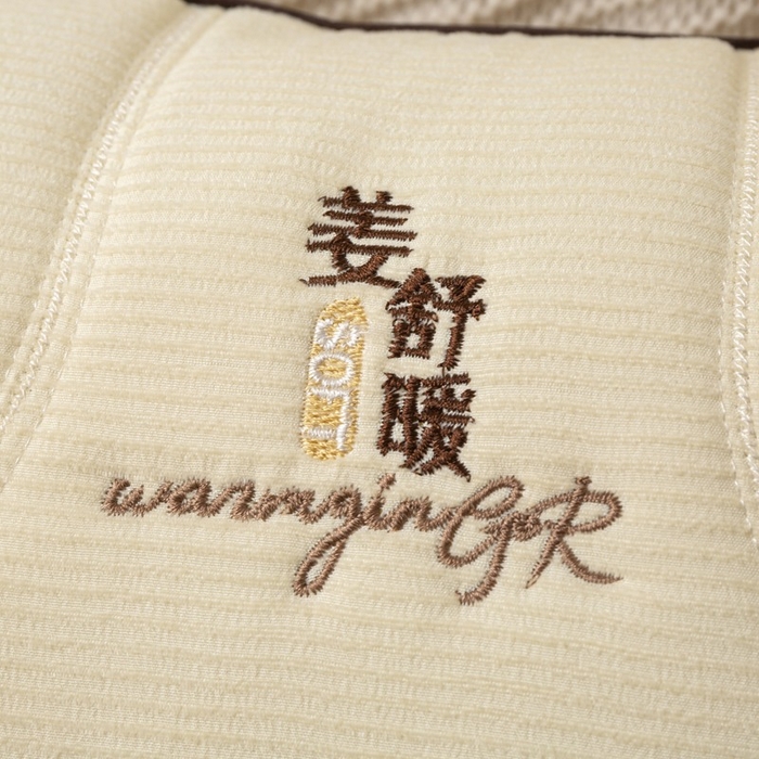 91家纺网 家纺一手货源 找家纺 佳尚枕芯 2025新款姜舒暖立体枕芯枕头 姜舒暖热熔枕-杏色