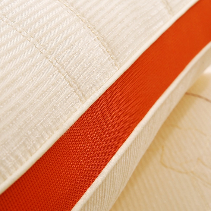 91家纺网 家纺一手货源 找家纺 佳尚枕芯 2025新款姜舒暖雪尼绒立体定型刺绣护颈助眠枕枕头枕芯 姜舒暖-立体白色