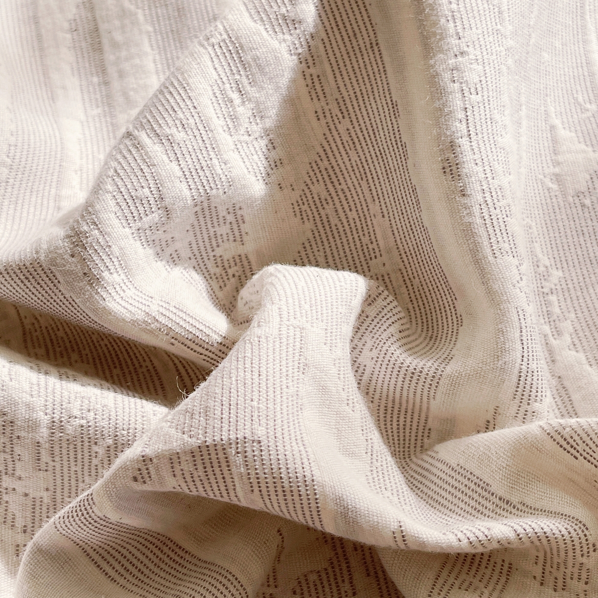 91家纺网 家纺一手货源 找家纺 春皖家纺 2026新款A类全棉三层纱AB版简约四件套-风格二 南坪