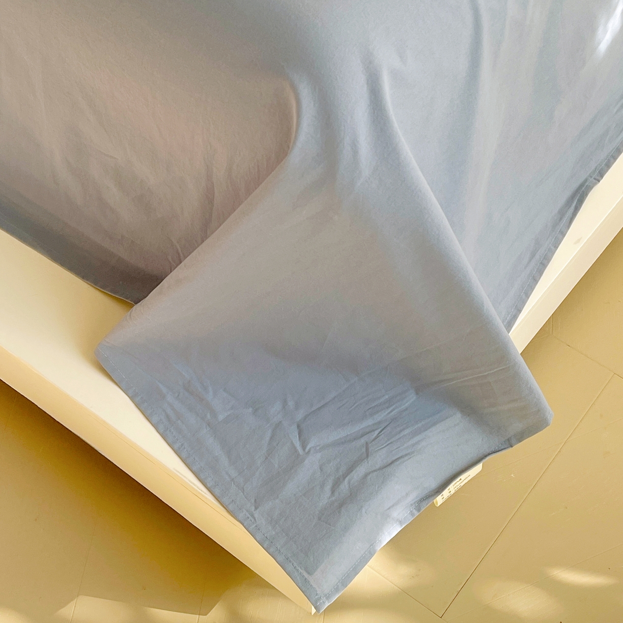 91家纺网 家纺一手货源 找家纺 春皖家纺 2026新款A类全棉三层纱AB版简约四件套-风格二 瑞拉-蓝