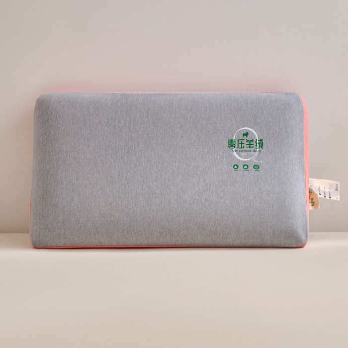 91家纺网 家纺一手货源 找家纺 佳尚枕芯 2025新款零压羊绒记忆枕枕头枕芯 零压羊绒记忆枕-橙色