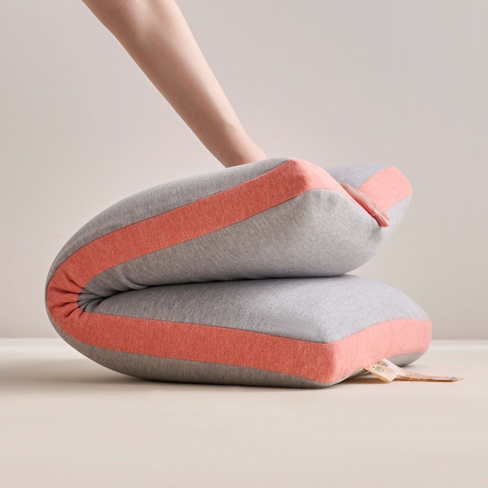 91家纺网 家纺一手货源 找家纺 佳尚枕芯 2025新款零压羊绒记忆枕枕头枕芯 零压羊绒记忆枕-橙色