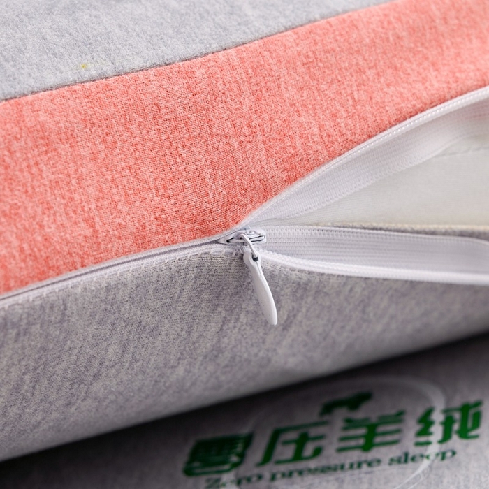 91家纺网 家纺一手货源 找家纺 佳尚枕芯 2025新款零压羊绒记忆枕枕头枕芯 零压羊绒记忆枕-橙色