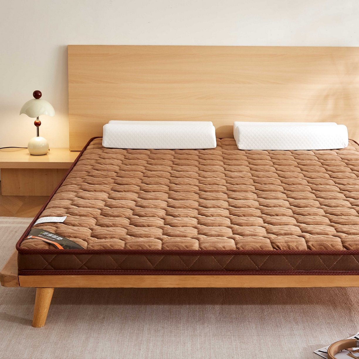 91家纺网 家纺一手货源 找家纺 时奥家纺 2025新款宝宝绒环保椰棕床垫 7分棕(8cm)