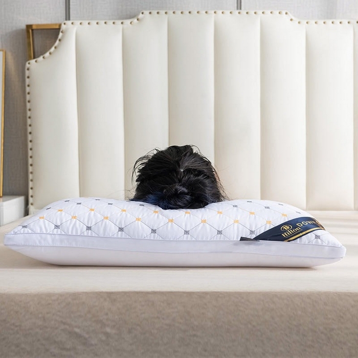 91家纺网 家纺一手货源 找家纺 （总）佳尚枕芯 2025新款满天星立体枕芯直播跑量款礼品枕绗绣枕酒店枕立体羽丝绒枕头枕芯