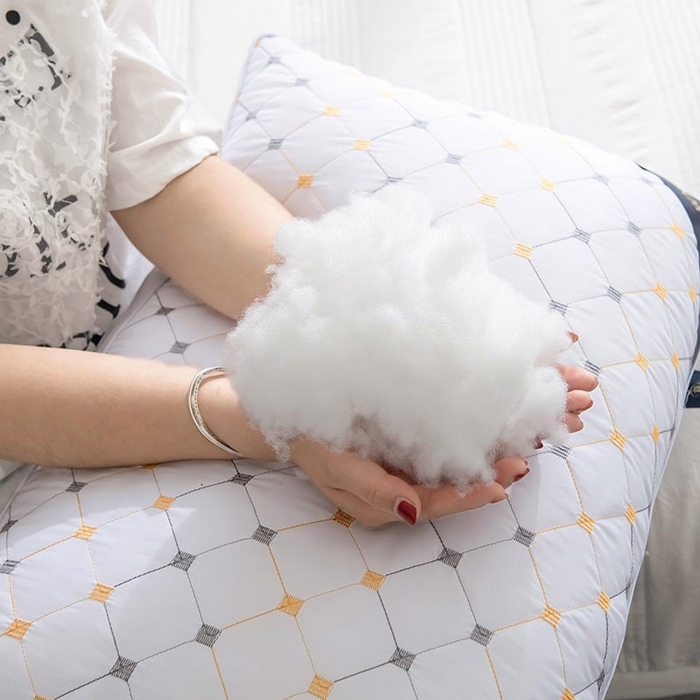 91家纺网 家纺一手货源 找家纺 （总）佳尚枕芯 2025新款满天星立体枕芯直播跑量款礼品枕绗绣枕酒店枕立体羽丝绒枕头枕芯