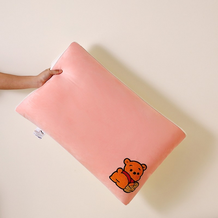 91家纺网 家纺一手货源 找家纺 （总）佳尚枕芯 2025新款毛巾绣可爱卡通枕枕头枕芯小熊嘟嘟