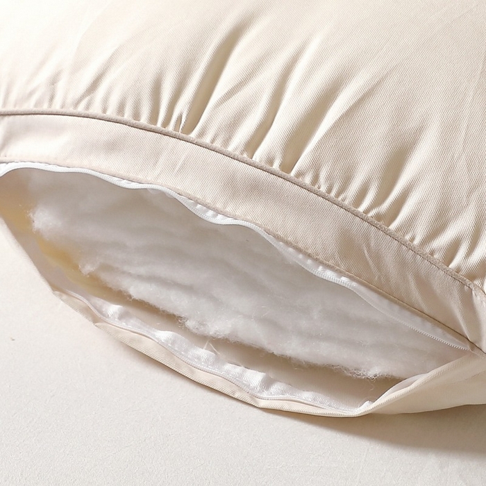 91家纺网 家纺一手货源 找家纺 佳尚枕芯 2025新款亲肤刺绣羽丝枕糯糯棉国风刺绣山水画枕芯枕头 山水画白色