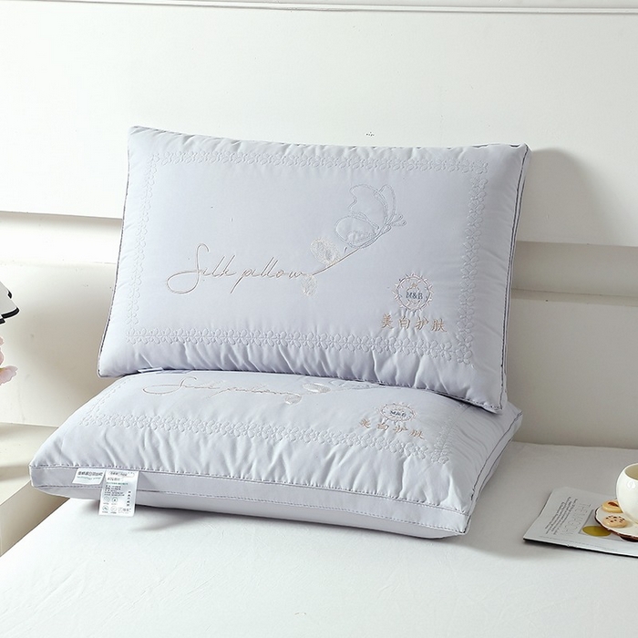 91家纺网 家纺一手货源 找家纺 （总）佳尚枕芯 2025新款亲肤舒适美白护肤羽丝枕头枕芯