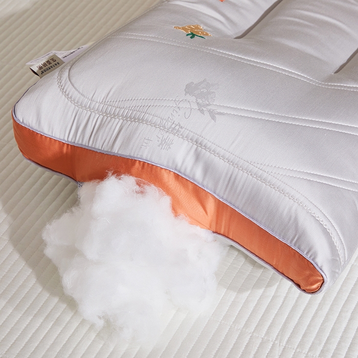 91家纺网 家纺一手货源 找家纺 佳尚枕芯 2025新款亲肤舒适莫代尔生姜抗菌枕羽丝绒枕头枕芯 灰色