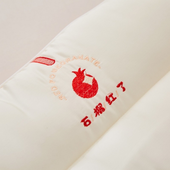 91家纺网 家纺一手货源 找家纺 佳尚枕芯 2025新款亲肤舒适莫代尔生姜抗菌枕羽丝绒枕头枕芯 石榴红了
