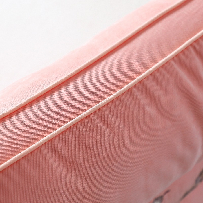 91家纺网 家纺一手货源 找家纺 佳尚枕芯 2025新款亲肤舒适糯糯棉护颈枕枕头枕芯 粉色