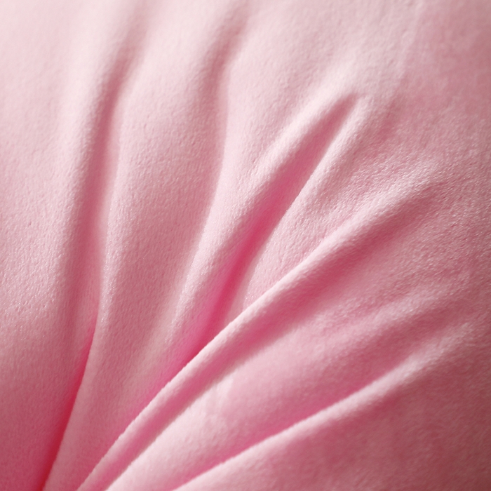 91家纺网 家纺一手货源 找家纺 佳尚枕芯 2025新款秋冬水晶绒保暖蓄热保暖绒枕头枕芯 水晶绒保暖蓄热枕-粉色