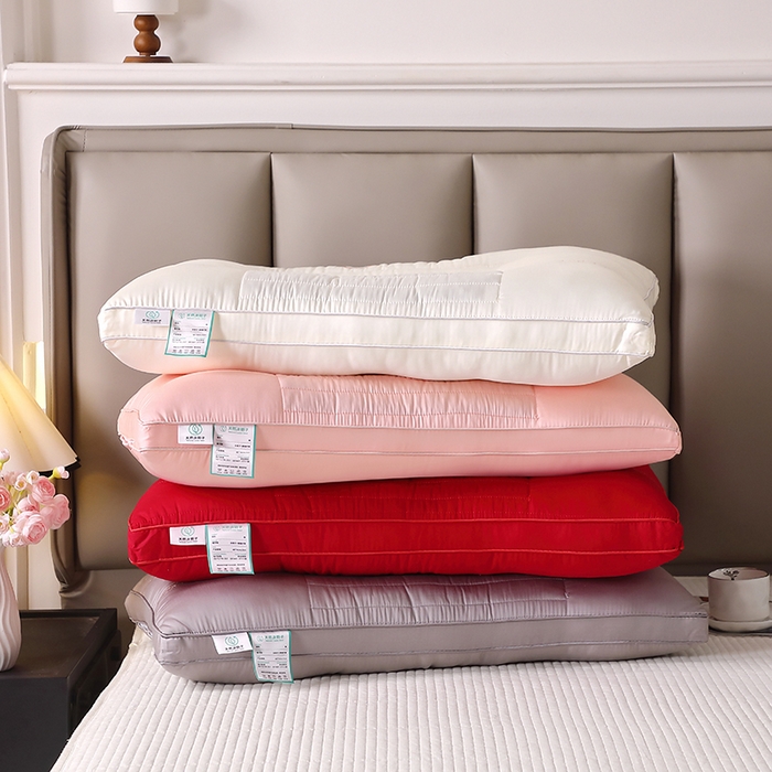 佳尚枕芯 2025新款天然决明子定型护颈枕头红色婚庆枕芯枕头 组合图仅供展示不可下单