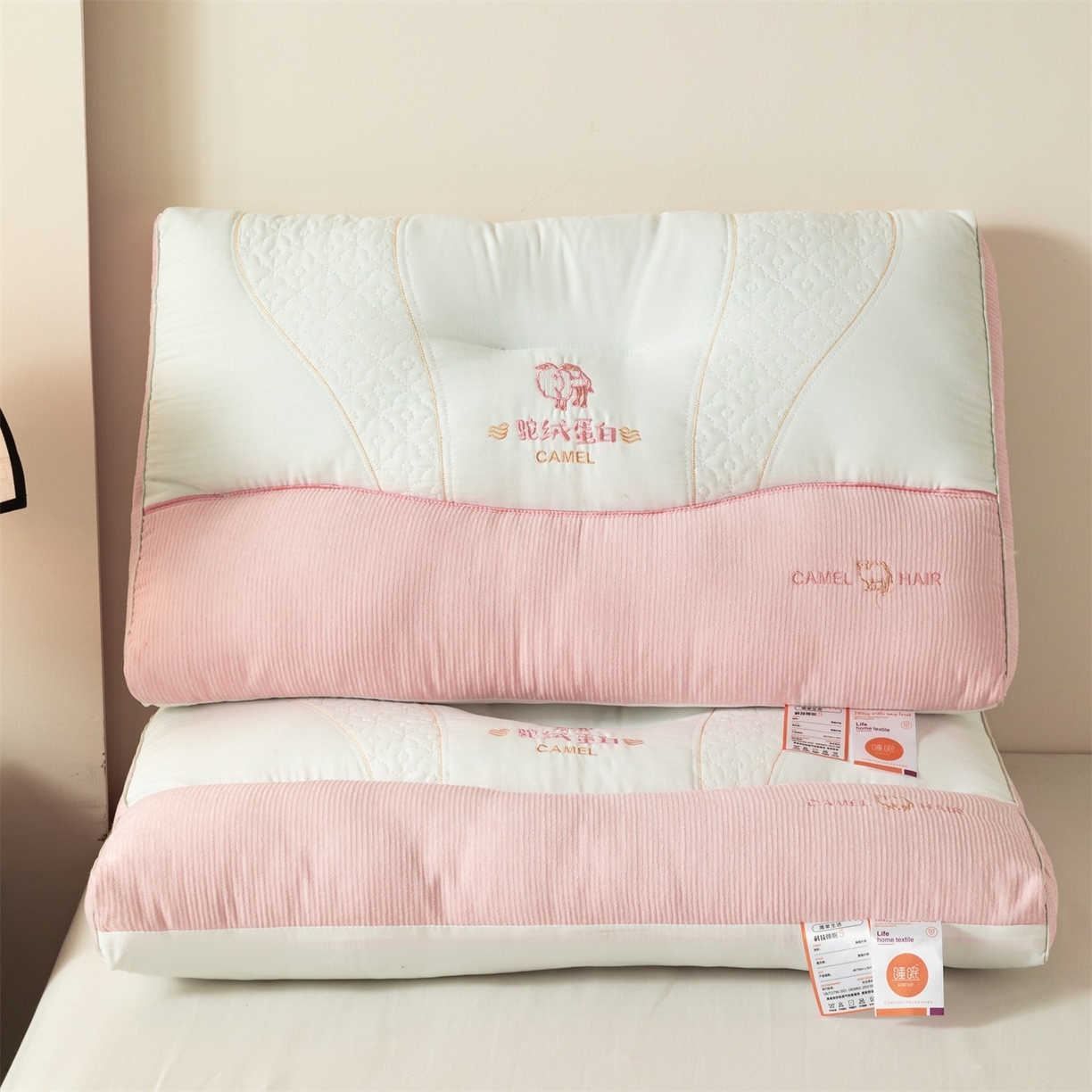 （总）佳尚枕芯 2025新款驼绒蛋白枕枕头枕芯