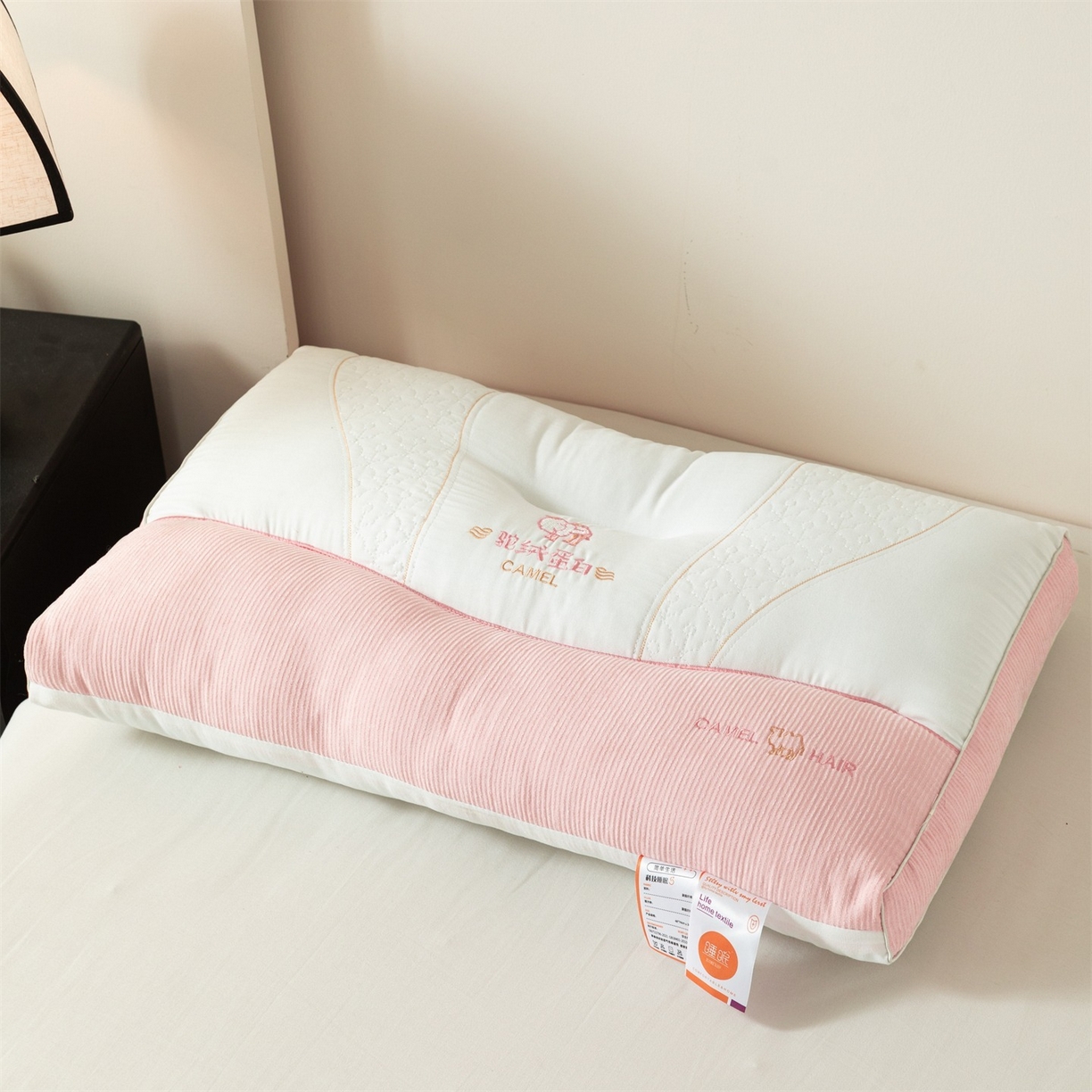 91家纺网 家纺一手货源 找家纺 （总）佳尚枕芯 2025新款驼绒蛋白枕枕头枕芯