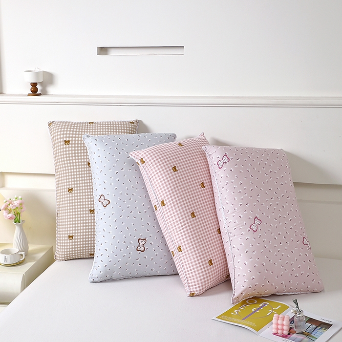 91家纺网 家纺一手货源 找家纺 （总）佳尚枕芯 2025新款小碎花印花定型枕舒适枕枕头枕芯