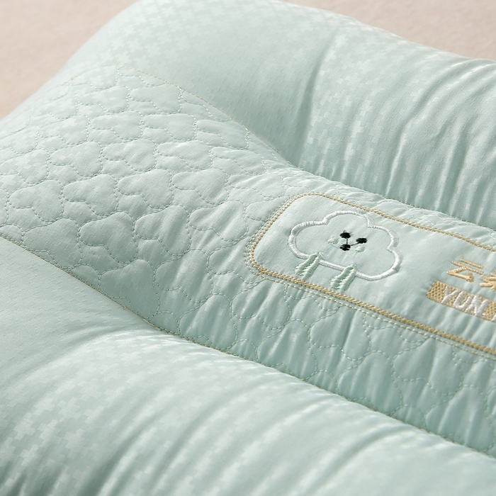 91家纺网 家纺一手货源 找家纺 佳尚枕芯 2025新款云柔抱抱定型枕枕头枕芯 云柔抱抱柔情绿