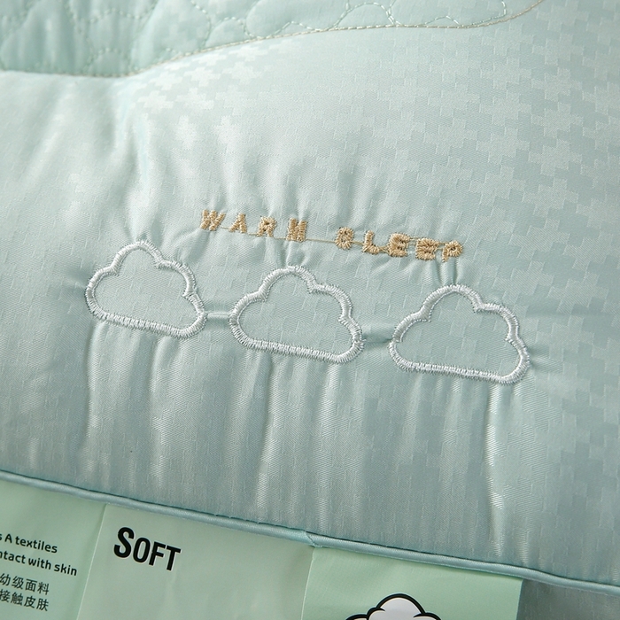 91家纺网 家纺一手货源 找家纺 佳尚枕芯 2025新款云柔抱抱定型枕枕头枕芯 云柔抱抱柔情绿