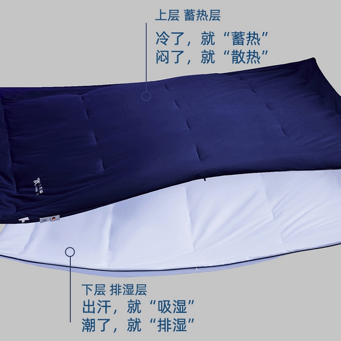 91家纺网 家纺一手货源 找家纺 丝芙妮家居（原乐视家纺） 2025新款深睡控温pro3.0子母被控温被子被芯深睡冬被被子被芯 景泰蓝