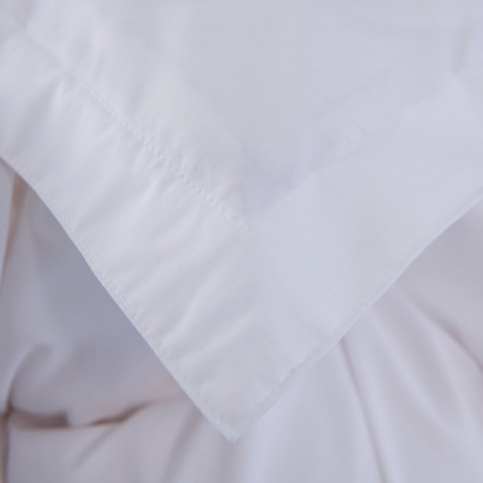 91家纺网 家纺一手货源 找家纺 罗菲尼酒店用品 2025新款高仿棉150克磨毛加厚酒店专用纯白四件套 白色