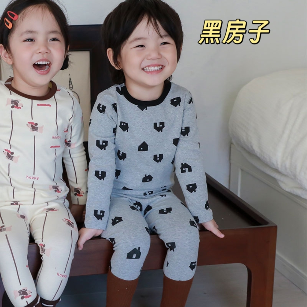 91家纺网 家纺一手货源 找家纺 （总）妍景家居生活馆 2025新款儿童秋衣秋裤 