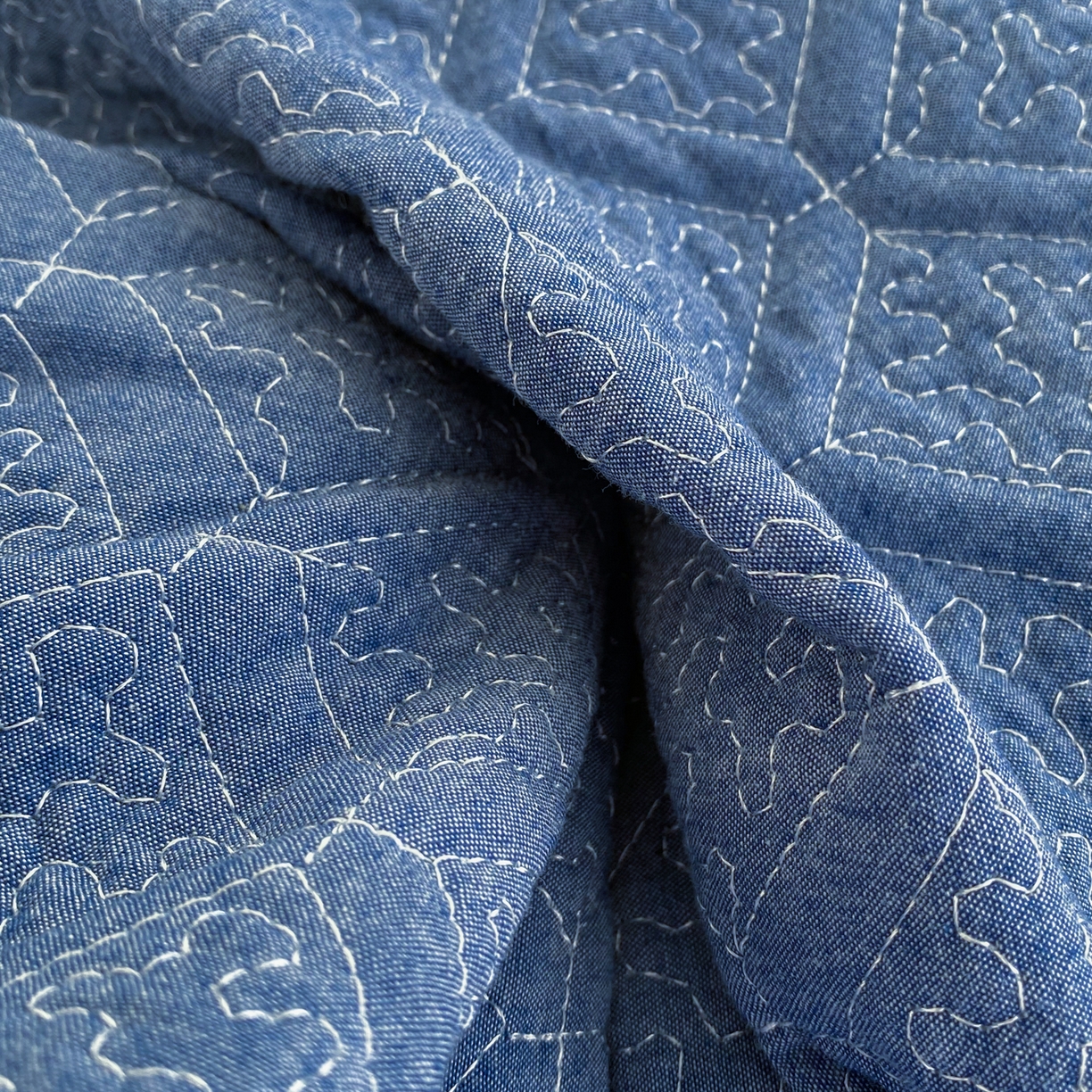 91家纺网 家纺一手货源 找家纺 美宜家 2026新款全棉枕头套高密色织水洗加棉绗缝高端纯色枕套 极简仔兰