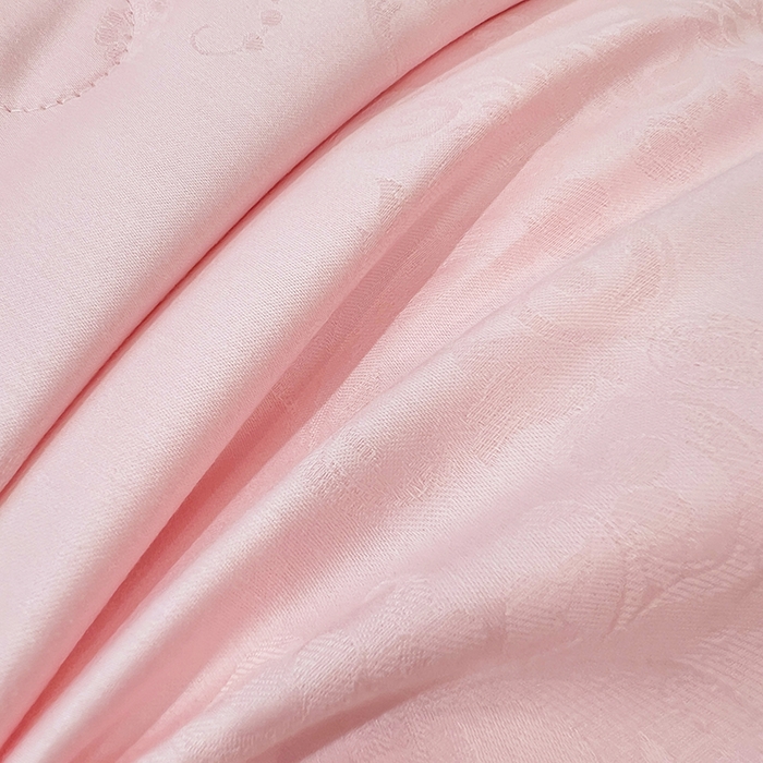 91家纺网 家纺一手货源 找家纺 VIP被业 2025新款60S全棉大提花大豆冬被被子被芯 粉色