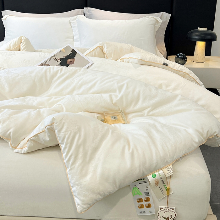 91家纺网 家纺一手货源 找家纺 （总）VIP被业 2025新款60S全棉大提花大豆冬被被子被芯