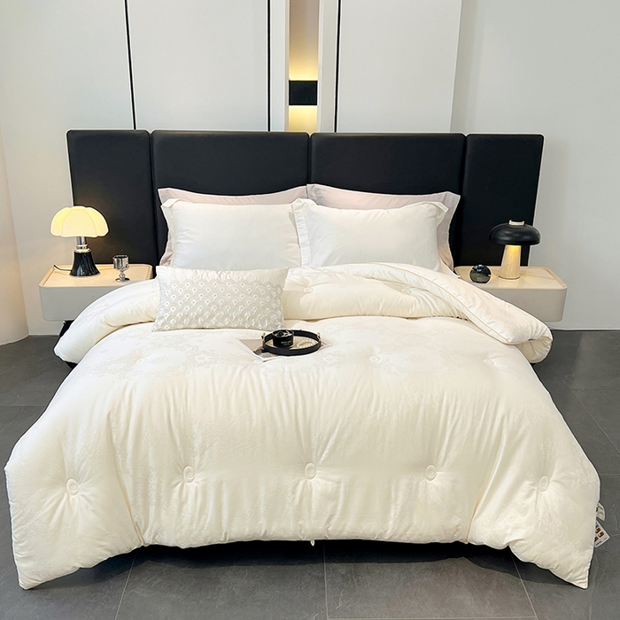 91家纺网 家纺一手货源 找家纺 （总）VIP被业 2025新款60S全棉大提花大豆冬被被子被芯