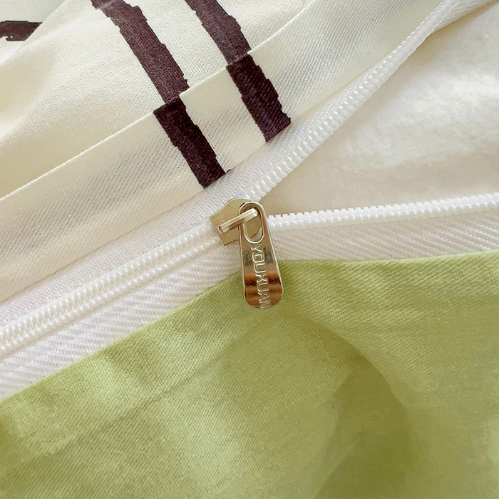 91家纺网 家纺一手货源 找家纺 曲之慕 2026春夏新款全棉纯棉小清新印花系列四件套床单床笠 趣味熊猫